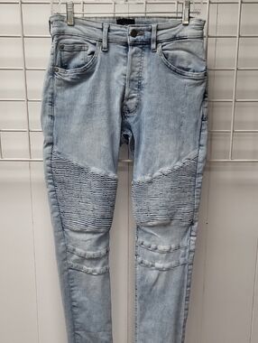H&M Skinny Jeans with Ribbed Knee Panels, 30x29